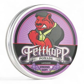 Produktbild von Fettkopp Pomade Soft Lavender auf weißem Hintergrund