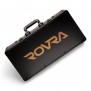 ROVRA Professioneller Friseurkoffer Schwarz – Produktbild freigestellt