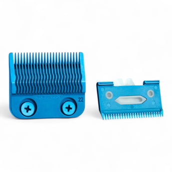 Produktbild von BaBylissPRO Blau Titanium MIM Fade Ersatzklinge 45mm auf weißem Hintergrund