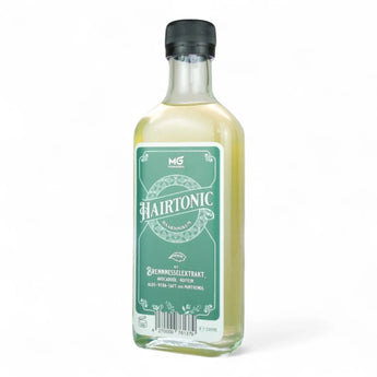 Produktbild von MG Pomaden Hair Tonic auf weißem Hintergrund
