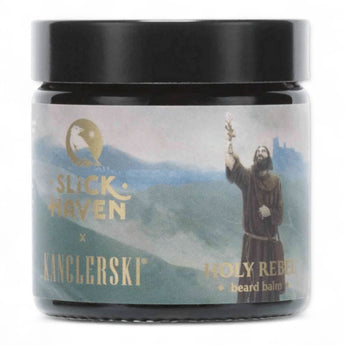 Produktbild von Slickhaven Bartbalsam Holy Rebel 60ml auf weißem Hintergrund