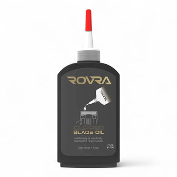 ROVRA Professionelles Scheröl 120 ml – Produktbild freigestellt
