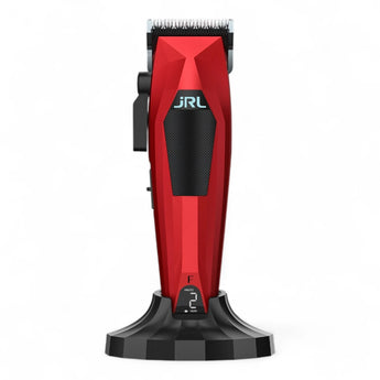 JRL 3000C Aura Profi-Haarschneider Rot mit Fade Blade – Produktbild freigestellt