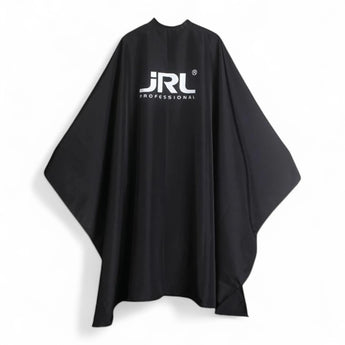 Produktbild von JRL Professional Friseurumhang Schwarz auf weißem Hintergrund