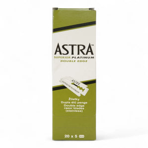 Produktbild von Astra Rasierklingen Doppelkante 100 Stk. auf weißem Hintergrund