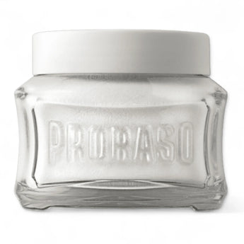 Produktbild von Proraso Pre Shave Creme Sensitive 100ml auf weißem Hintergrund