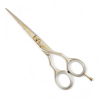 Produktbild von Kiepe Friseurschere luxury gold 5,5″ auf weißem Hintergrund