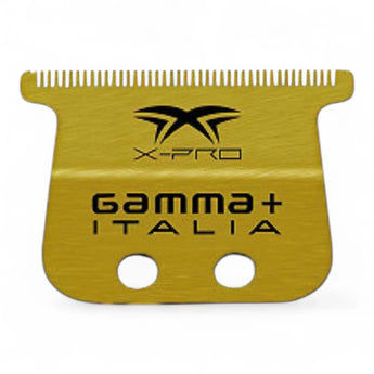 Produktbild von Gamma+ Fixed Blade Wide Gold X-PRO Passend für alle Gamma+ Trimmer Modelle auf weißem Hintergrund