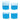 Gamma+ Tight Guards Doppel Magnetisches Aufsteckkammset Blau – Produktbild