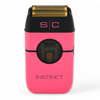 Produktbild von Stylecraft Instinct Metal Doppelfolienrasierer Pink auf weißem Hintergrund