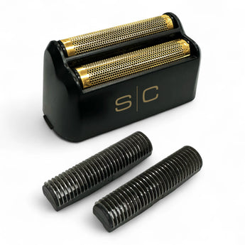 Stylecraft Instinct Metal Ersatzscherkopf mit Scherfolie und Messer Schwarz – Produktbild