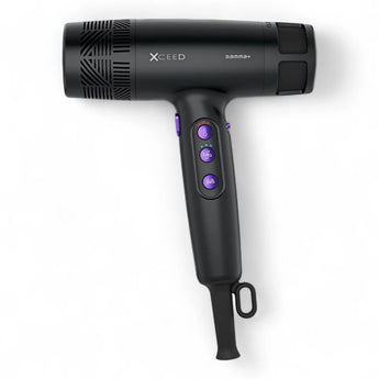 Gamma+ Xceed Matt Black professioneller Haartrockner – Produktbild freigestellt