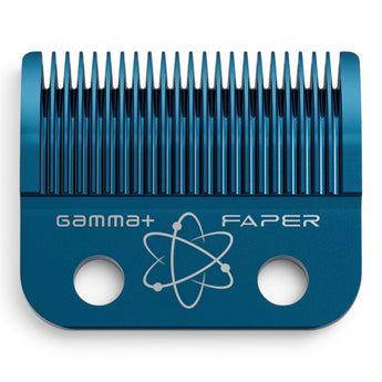 Gamma+ Faper Blue Fixed Blade für Alpha Up & Cyborg – Produktbild freigestellt