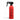 L3VEL3 Gummierte Sprühflasche, Rot – Ansicht 4