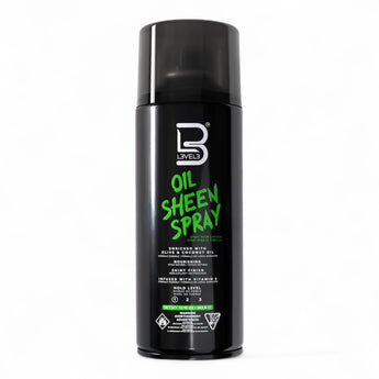 L3VEL3 Oil Sheen Spray 383 g
Nicht fettendes Glanzspray für alle Haartypen