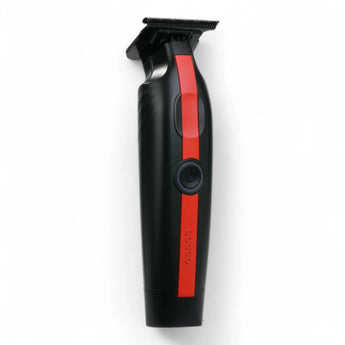 Phullcutz Cocco Veloce Lite Trimmer in Schwarz-Rot frontal freistehend mit rotem Streifen