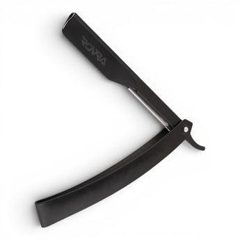 Phullcutz ROVRA Edelstahl-Rasiermesser mit Goldplasma-Finish, präzise und stilvoll für Bart und Konturen.
