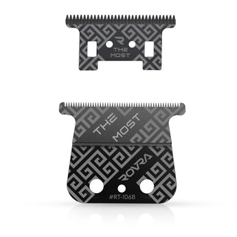 Phullcutz ROVRA Ersatzklinge aus Edelstahl für Elite Trimmer, schwarz mit grauem Muster, #RT-106B