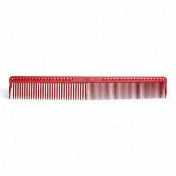 Phullcutz JRL Feiner Schneidekamm J304 in Rot aus hitzebeständigem Kunststoff für saubere Fades, Übergänge und Clipper-over-Comb.