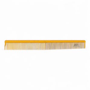 Phullcutz JRL Haarschneidekamm J307 in Gelb aus hitzebeständigem Kunststoff für saubere Fades, Übergänge und Clipper-over-Comb.