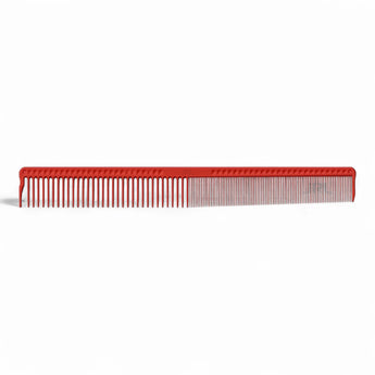 Phullcutz JRL Haarschneidekamm J307 in Rot aus hitzebeständigem Kunststoff für saubere Fades, Übergänge und Clipper-over-Comb.