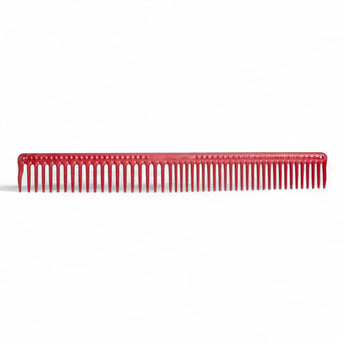 Phullcutz JRL Long-Round-Schneidekamm J306 in Rot aus hitzebeständigem Kunststoff für saubere Fades, Übergänge und Clipper-over-Comb.