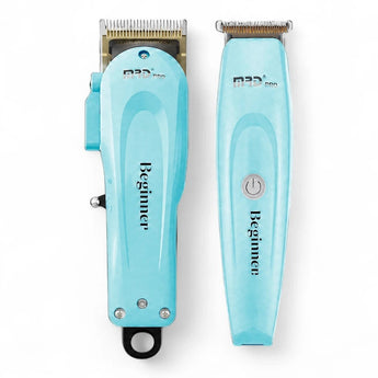 Phullcutz MRD Pro Beginner Set in Blau mit Haarschneidemaschine und Trimmer für präzise Schnitte und Konturen