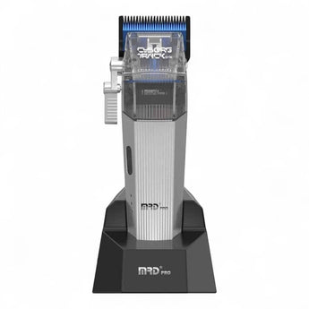 Phullcutz MRD Pro Cyborg Track GTR Haarschneider in Silber mit Vollmetallgehäuse und Ladestation