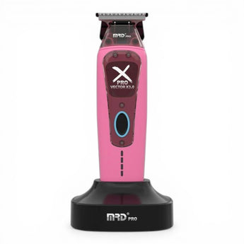 Phullcutz MRD Pro Vector X3.0 pink professional detail trimmer with zero-gap adjustable black diamond carbon blades.