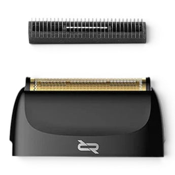 Phullcutz ROVRA Ersatzfolie und -schneider für Pulse One Rasierer, goldfarbene Folie und schwarzer Cutter.