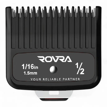 Phullcutz ROVRA Metall Kammaufsatz 1,5 mm, schwarz, Kunststoff, für Haarschneider mit 40 mm Klingenbreite