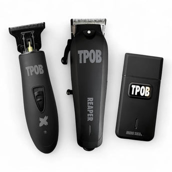 Phullcutz TPOB Blackout Bundle mit REAPER Clipper, Ghost X Trimmer und Mini Skull Shaver in mattem Schwarz