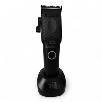 Phullcutz TPOB GO! Clipper Blackout Edition in Schwarz mit Ladestation, Graphen-Klinge und LED-Statusring