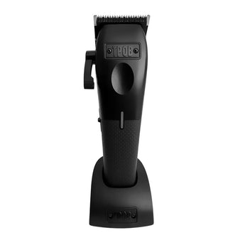 Phullcutz TPOB PLAY Haarschneidemaschine in Schwarz mit Ladestation, ergonomischem Design und XO Fusion Klinge