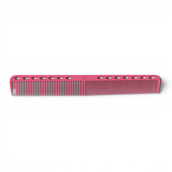 Phullcutz Y.S. Park Schneidekamm Nr.339, ein pinker Haarkamm aus hitzeresistentem Kunststoff mit 180 mm Länge und speziellem Abteilzahn.