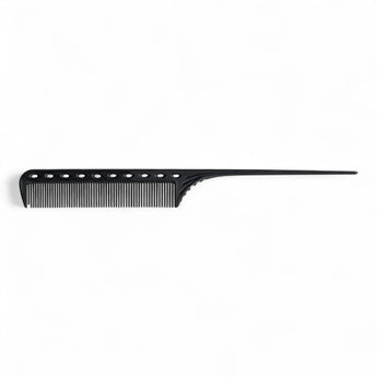 Phullcutz Y.S. Park Carbon Stielkamm Nr.101 schwarz mit feinen Zähnen und langem Stiel für präzise Schnitttrennungen und…
