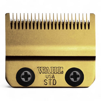 Produktbild von Wahl Professional Staggertooth Blade Gold Titanium auf weißem Hintergrund
