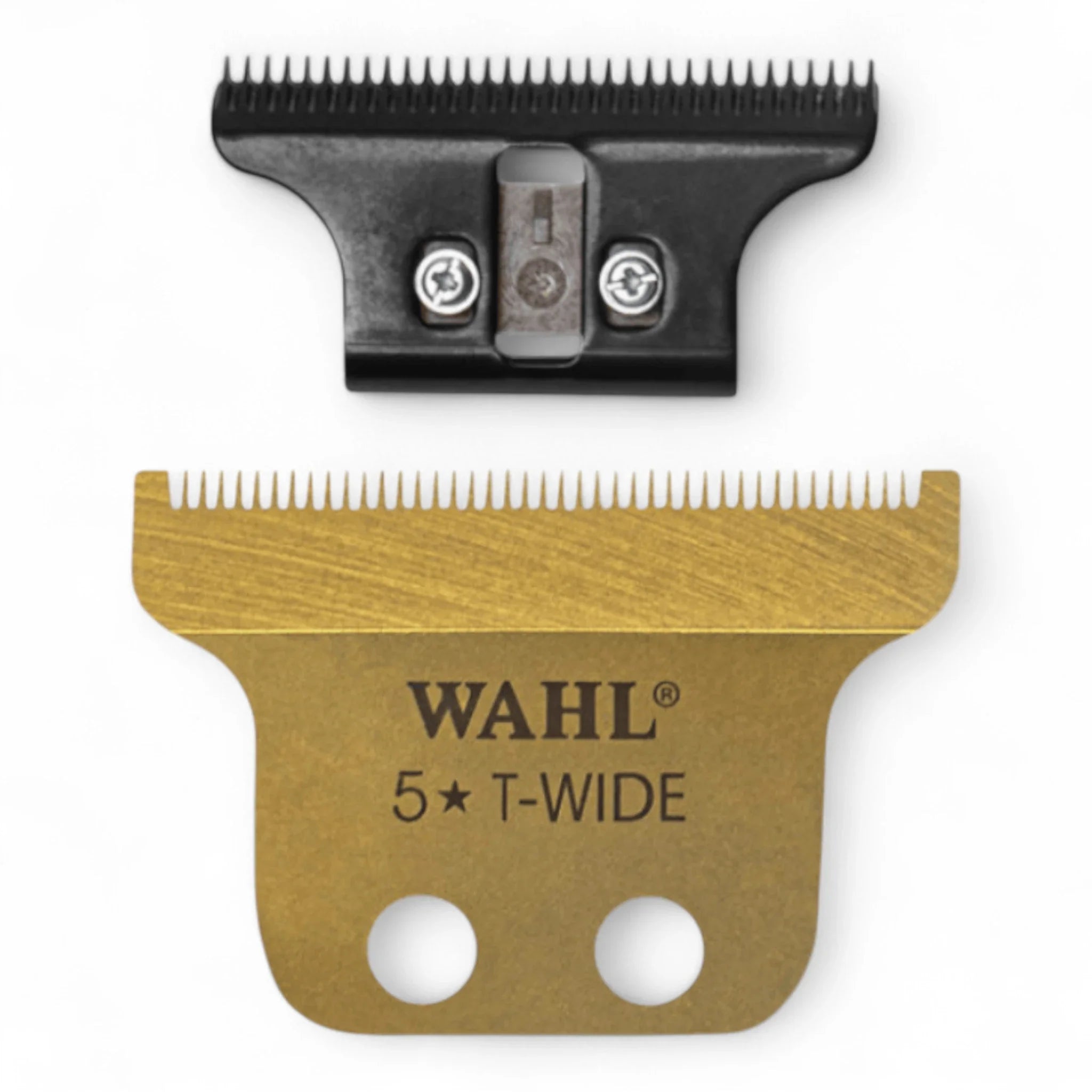 Produktbild von Wahl Professional Detailer T-Wide Blade Titanium gold auf weißem Hintergrund