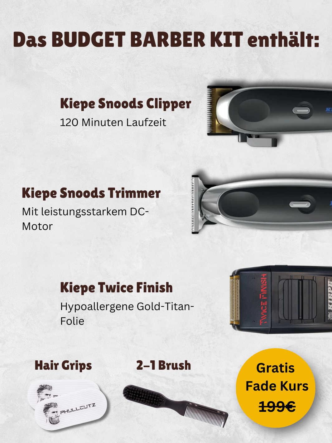 BUDGET BARBER KIT