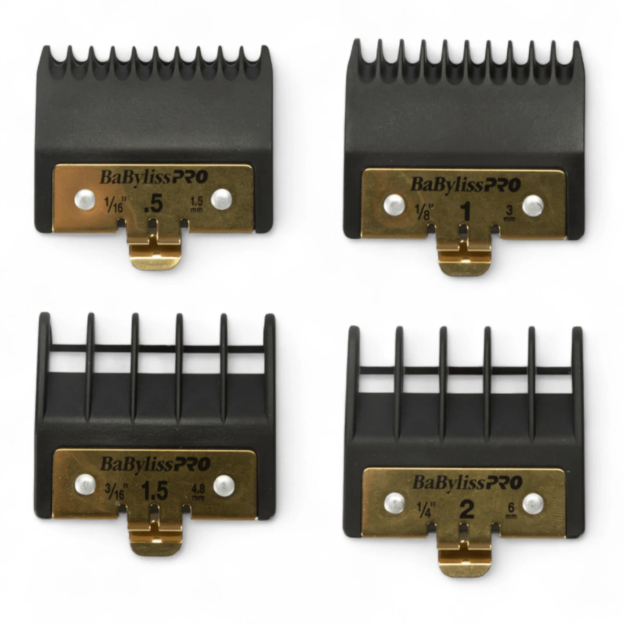 Produktbild von BaBylissPRO Premium Trimmer Guards 4 Teilig auf weißem Hintergrund