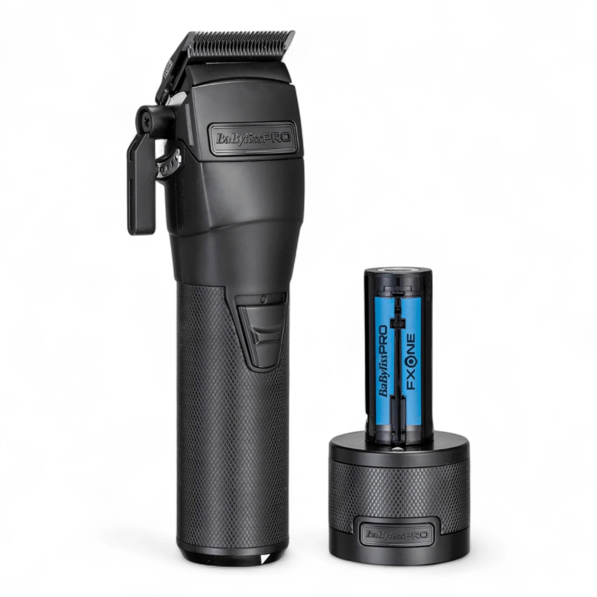 Produktbild von BabylissPRO FXONE Clipper schwarz auf weißem Hintergrund