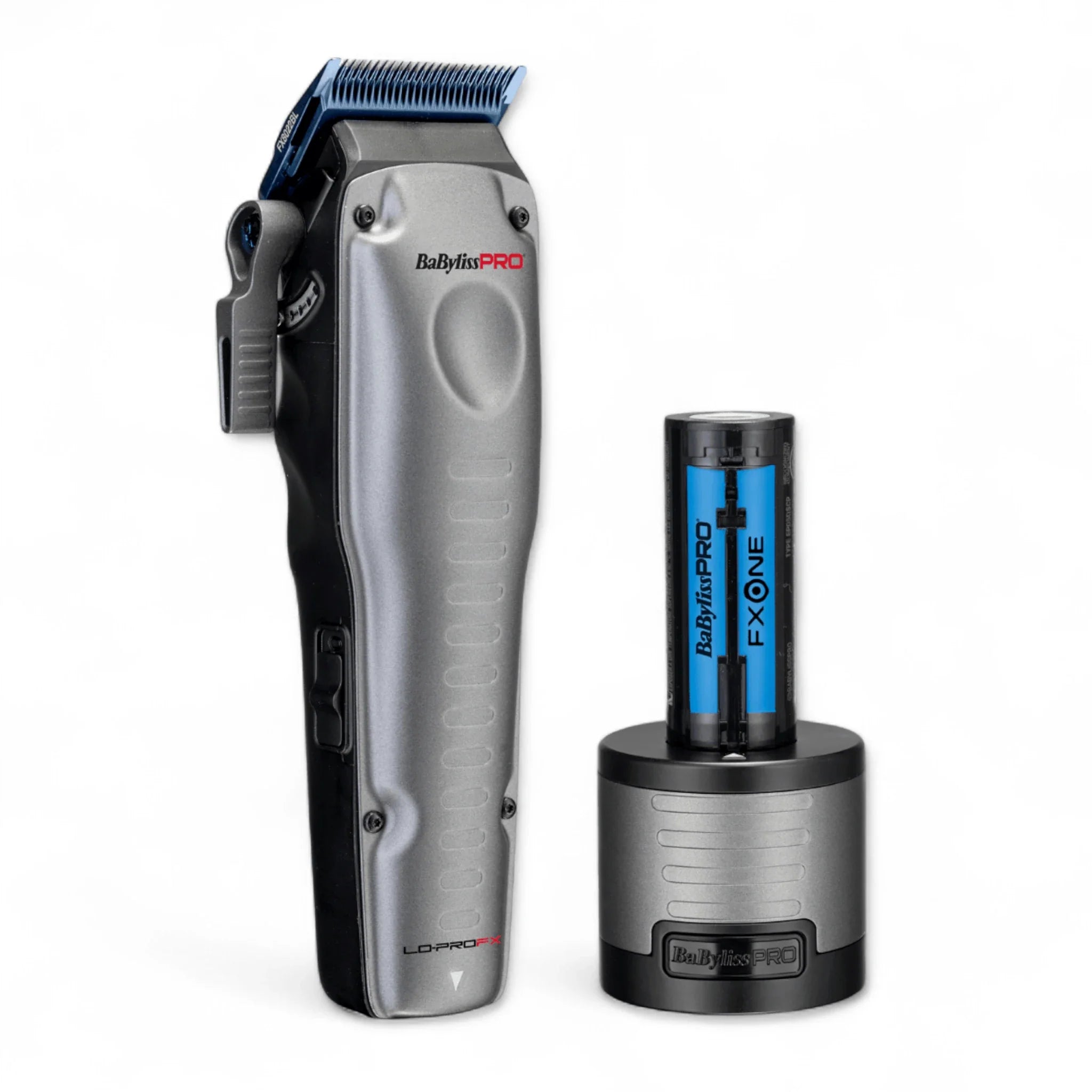 Produktbild von BaBylissPRO FXONE LO-PRO Clipper Grau auf weißem Hintergrund