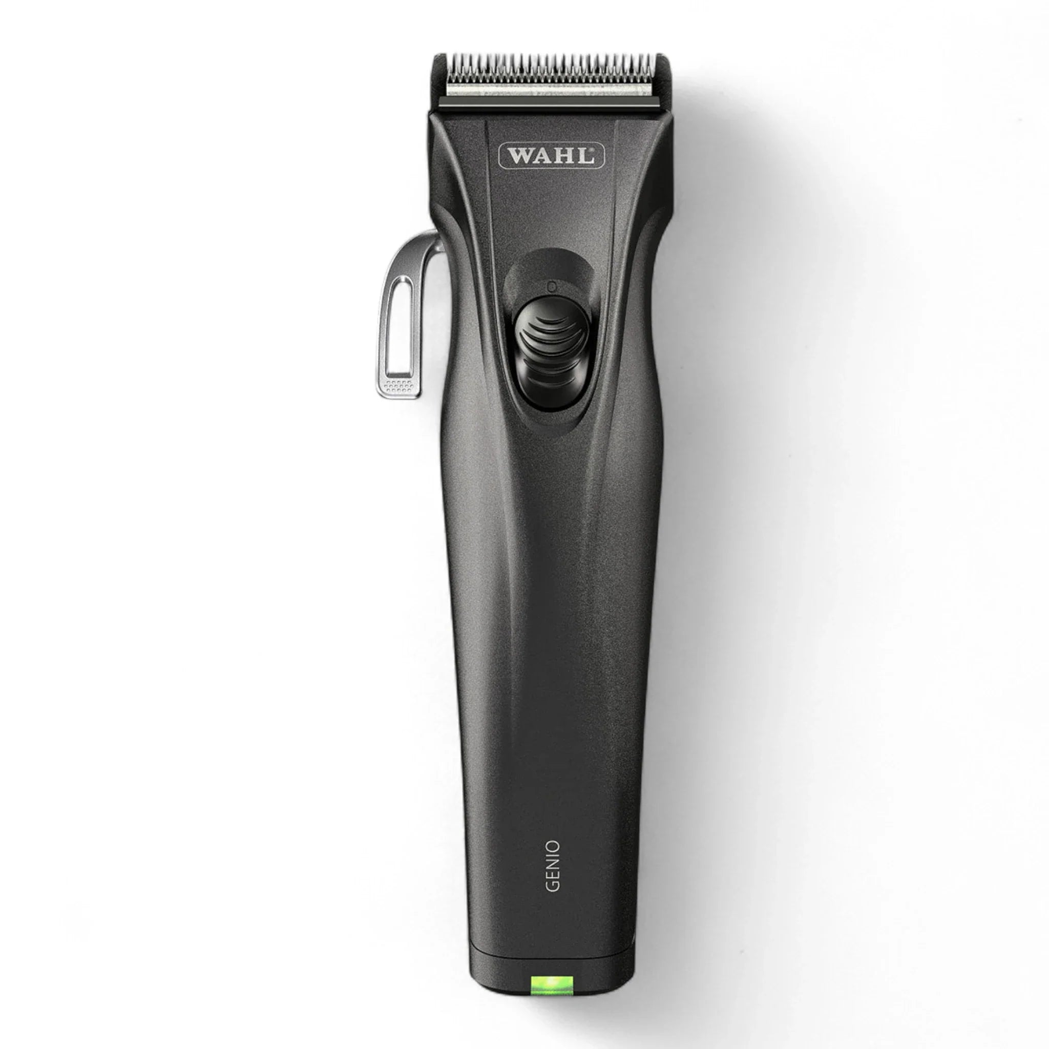 Produktbild von Wahl Professional Genio Clipper schwarz auf weißem Hintergrund