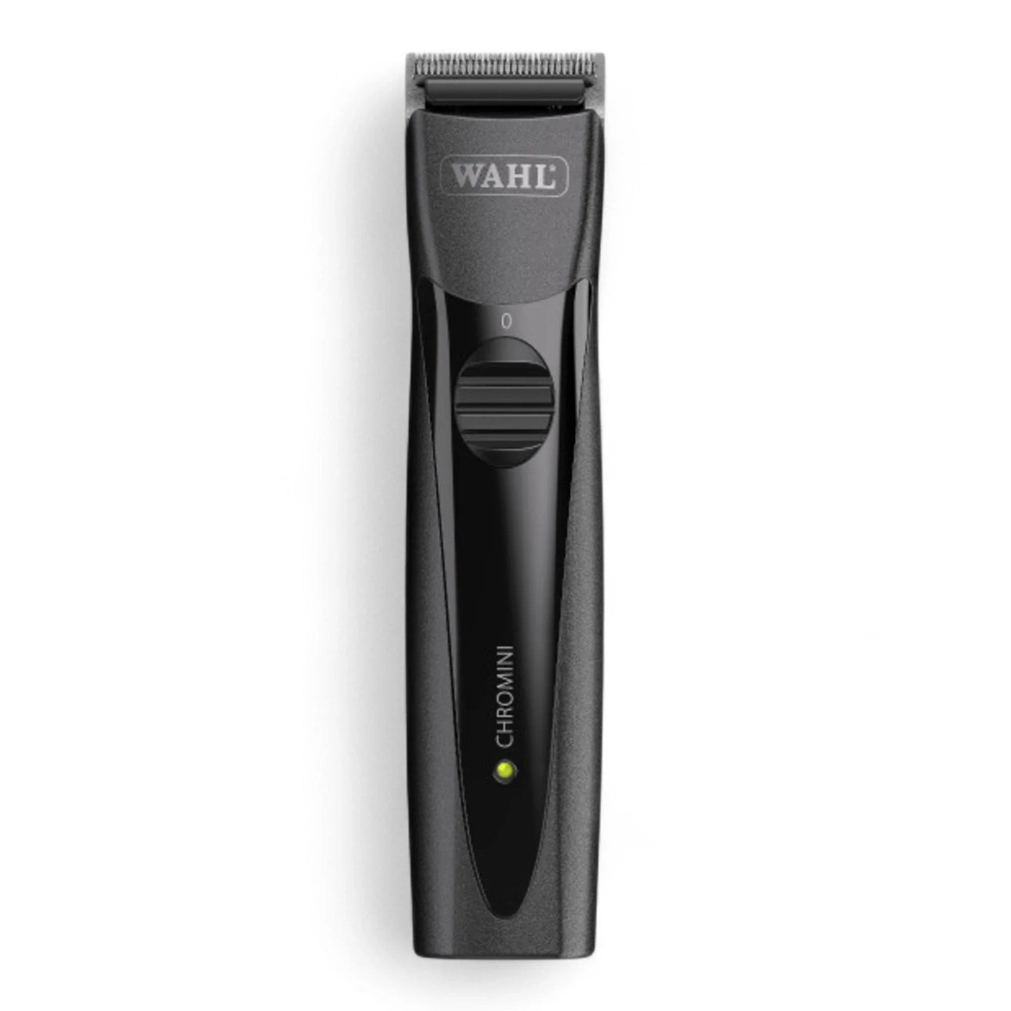 Produktbild von Wahl Professional ChroMini Trimmer schwarz auf weißem Hintergrund