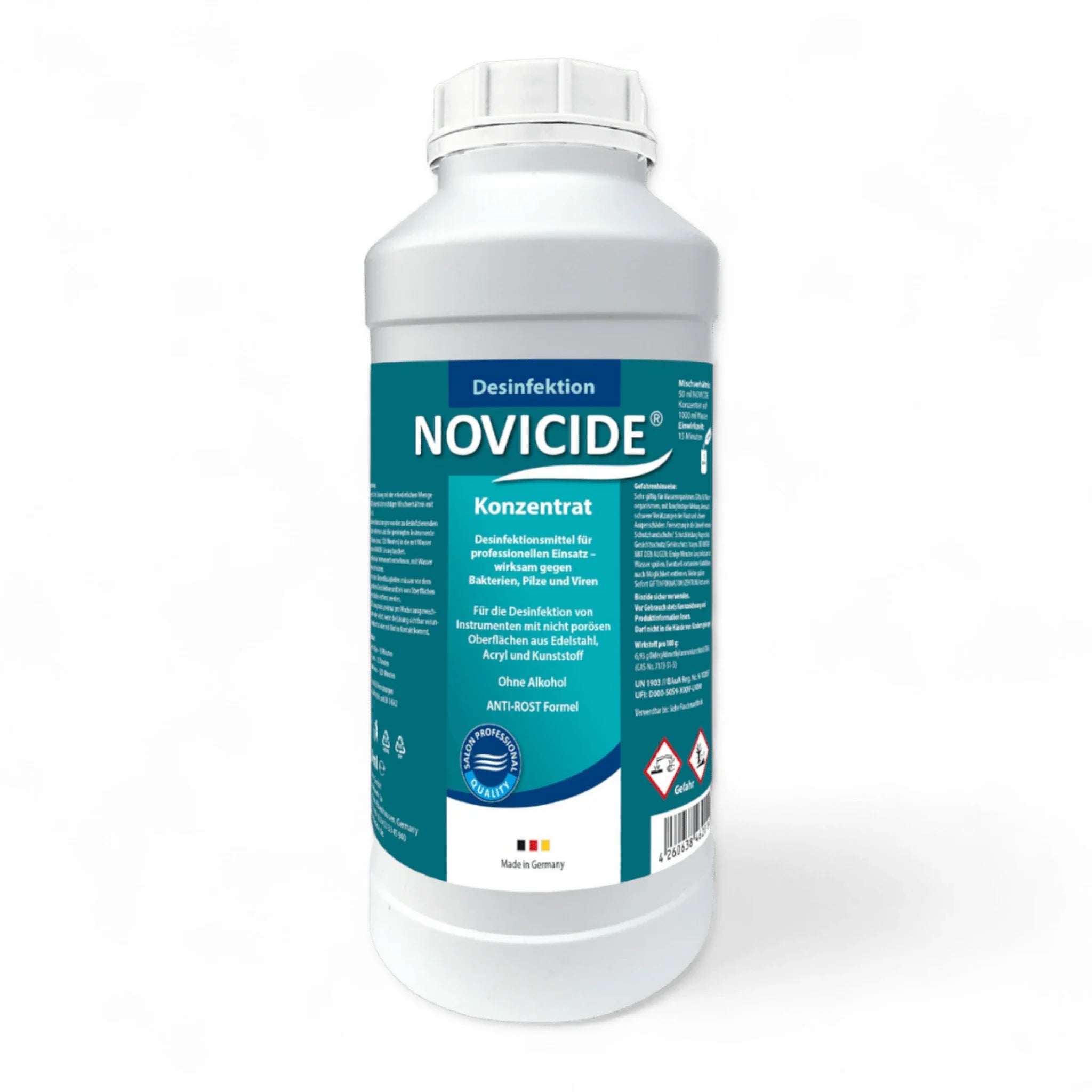 Produktbild von Novicide - Konzentrat 2000 ml auf weißem Hintergrund