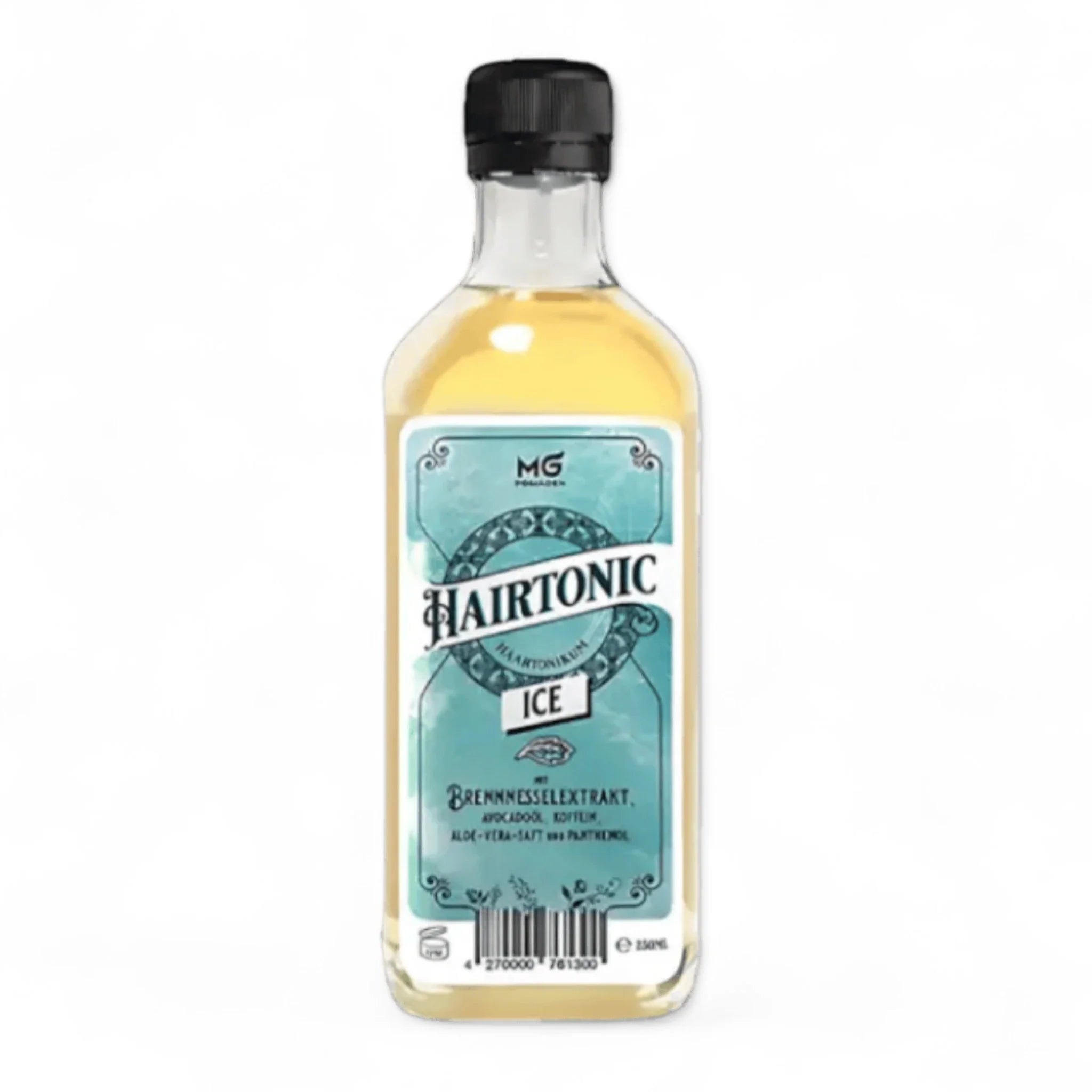 Produktbild von MG Pomaden Hair Tonic Ice auf weißem Hintergrund