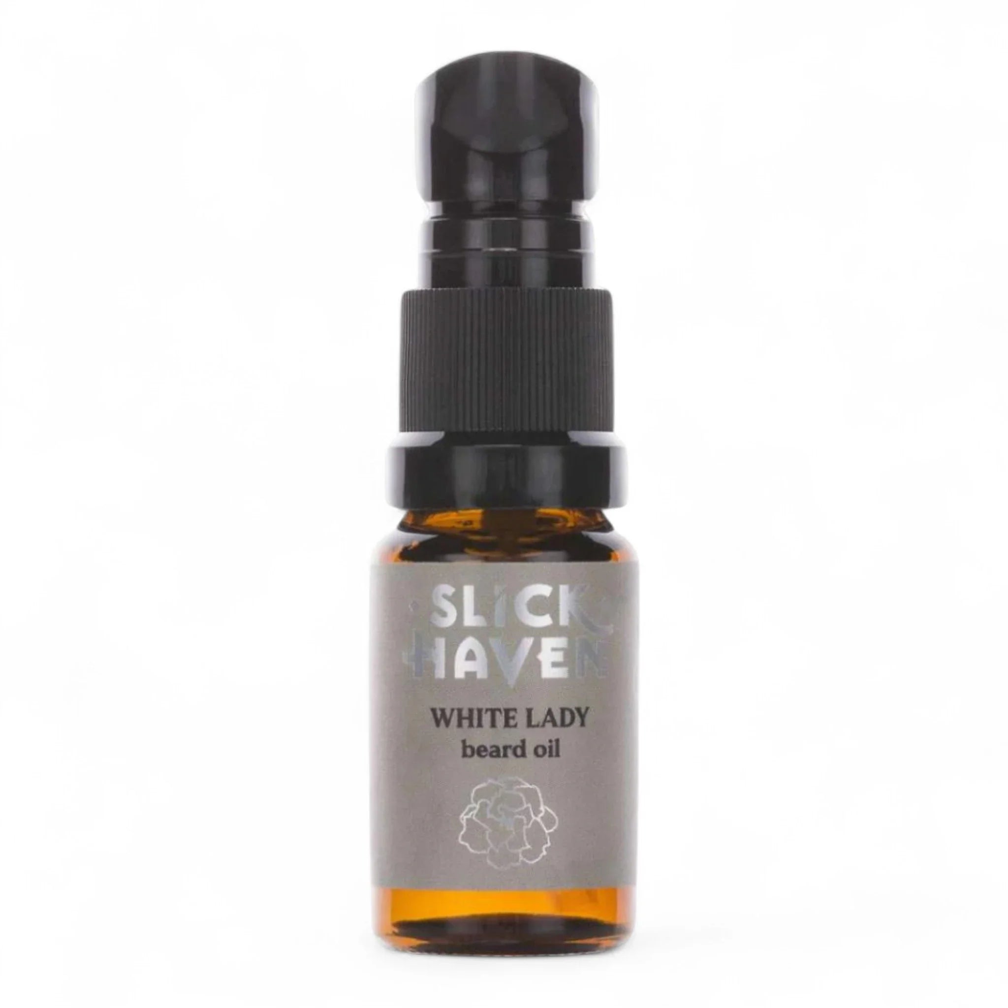 Produktbild von Slickhaven Bartöl White Lady 10ml auf weißem Hintergrund