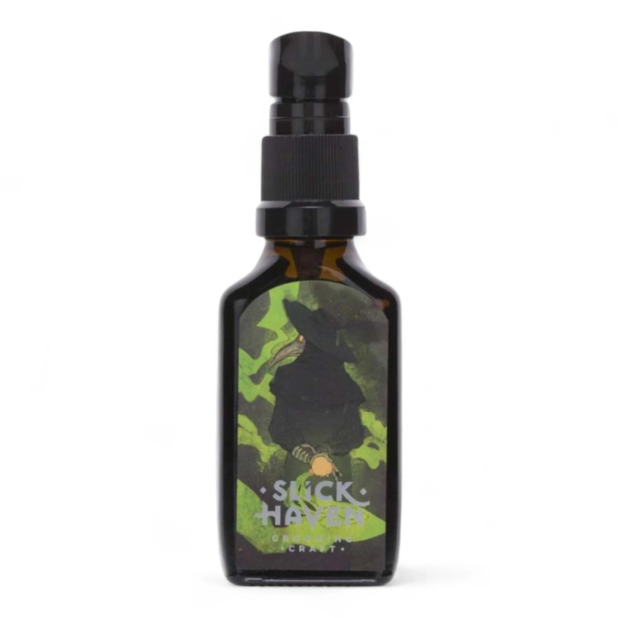 Produktbild von Slickhaven Bartöl Plague Docktor 30ml auf weißem Hintergrund
