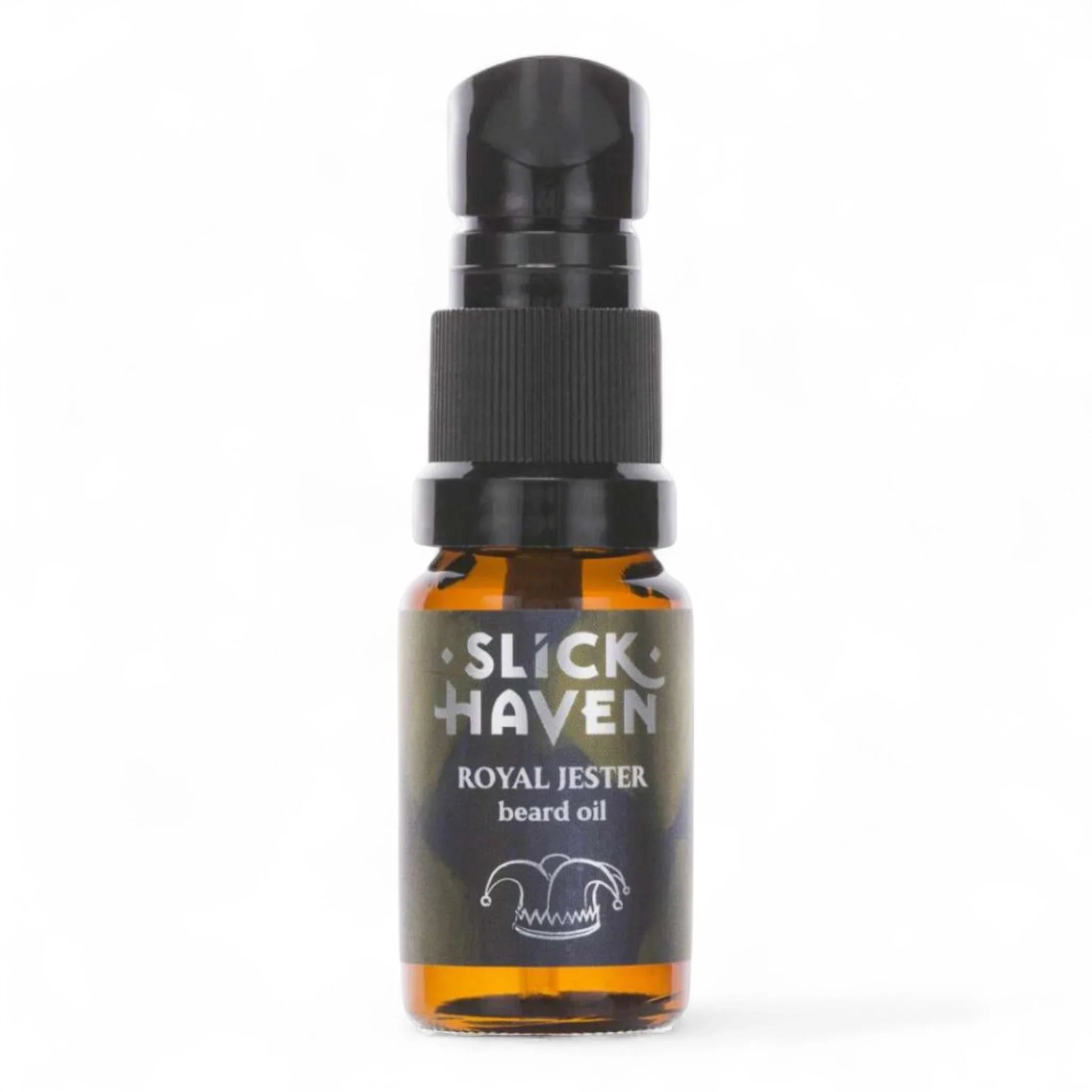 Produktbild von Slickhaven Bartöl Royal Jester 10ml auf weißem Hintergrund
