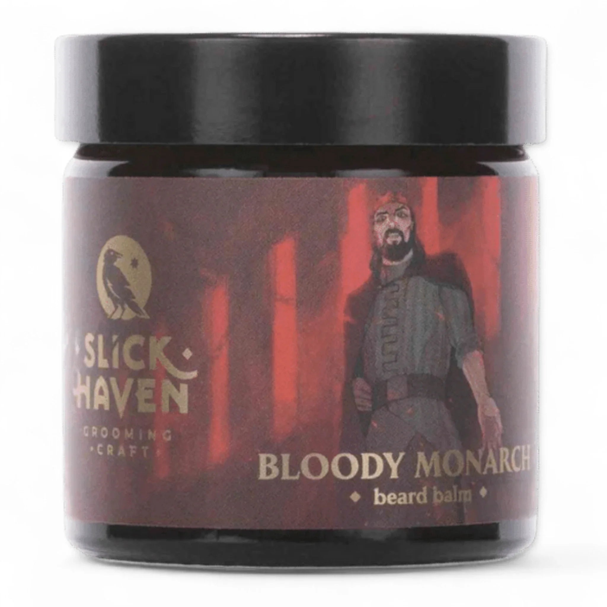Produktbild von Slickhaven Bartbalsam Bloody Monarch 60ml auf weißem Hintergrund